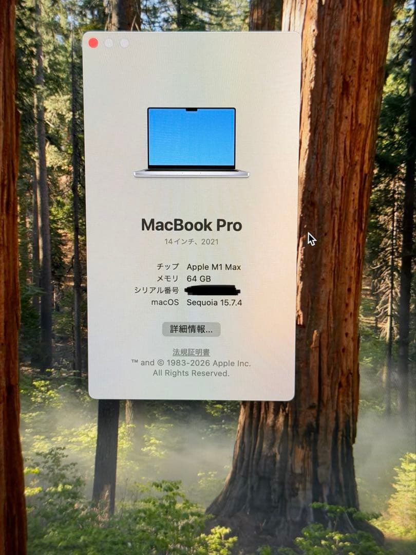 MacBook Pro 14“ M1 Max 64GB US