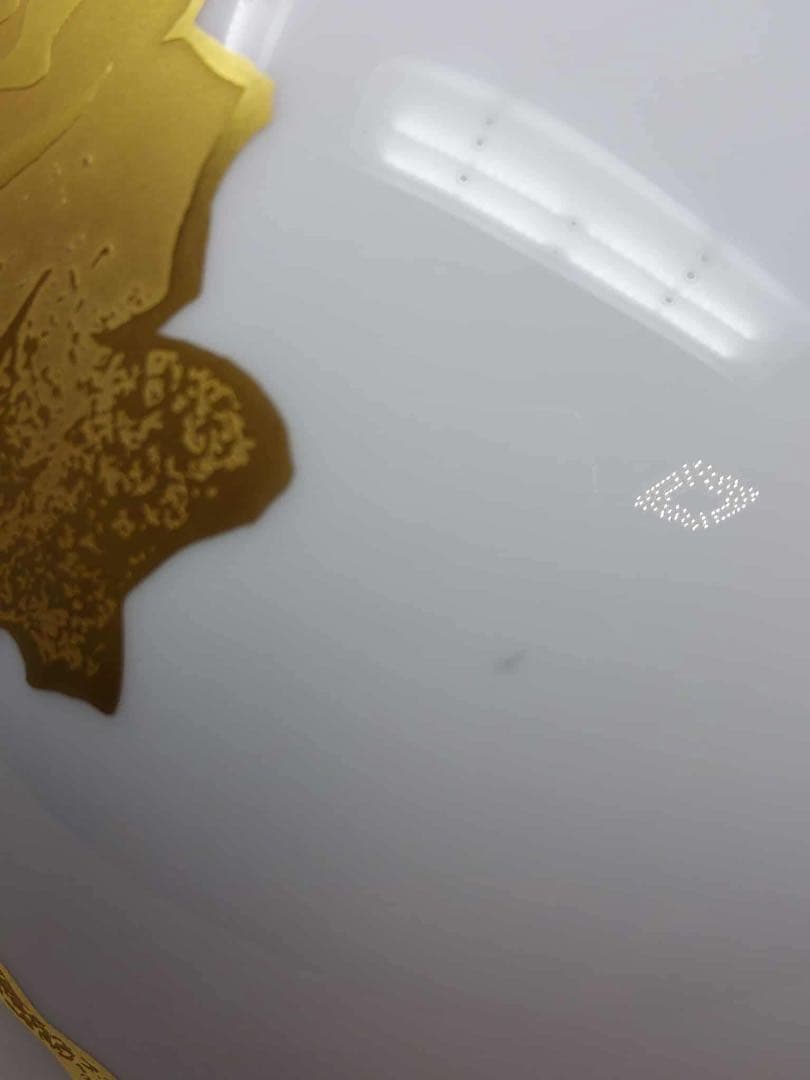 大倉陶園 花瓶 金蝕バラ 35cm