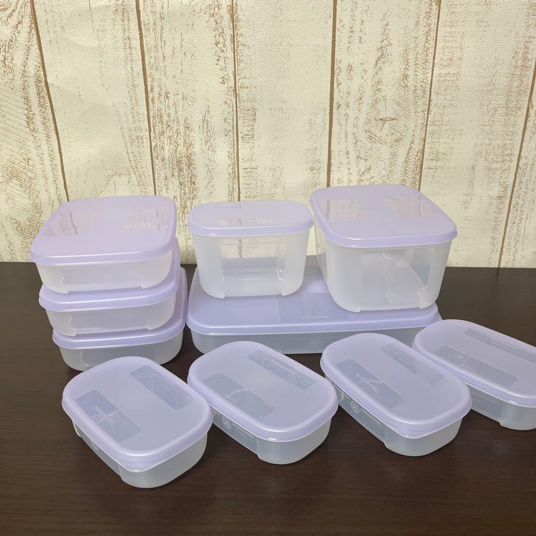 新品未使用　タッパーウェア フリーザーメイト10個セット