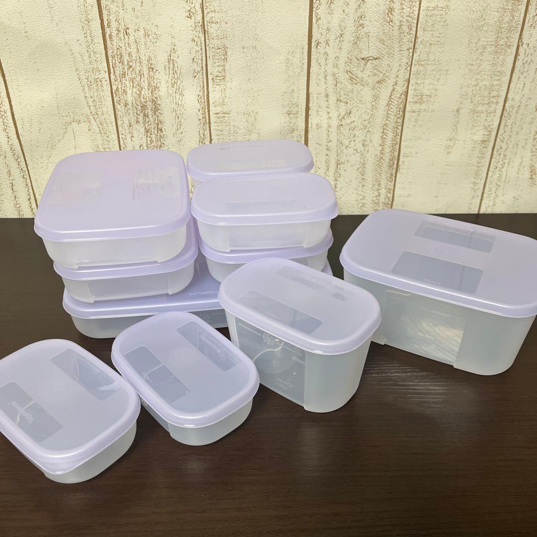 新品未使用　タッパーウェア フリーザーメイト10個セット