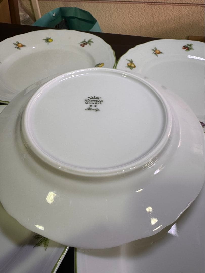 sa340 ジノリ　アンティコエデン　プレート　5枚　廃盤品