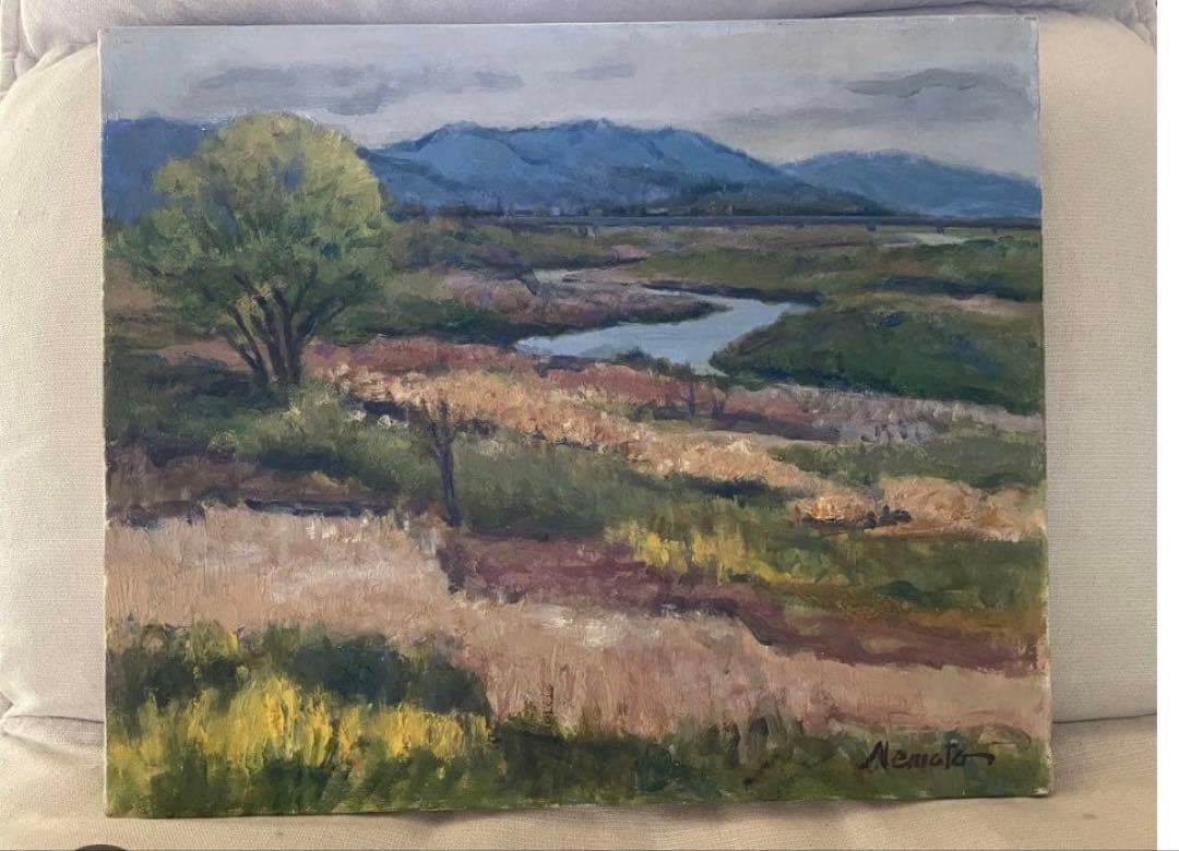 『user_e25f308c』です　田園風景 油彩画　5枚