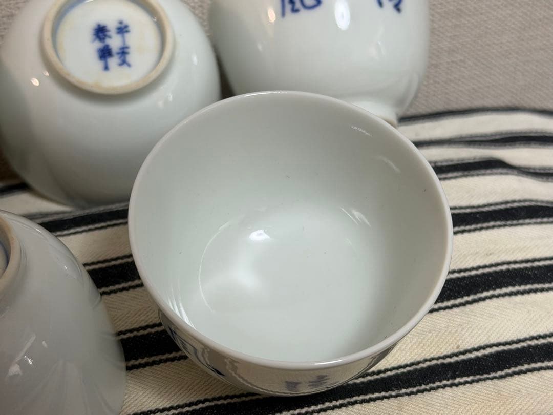 平安春峰　茶器 5客 【清風】 茶道具