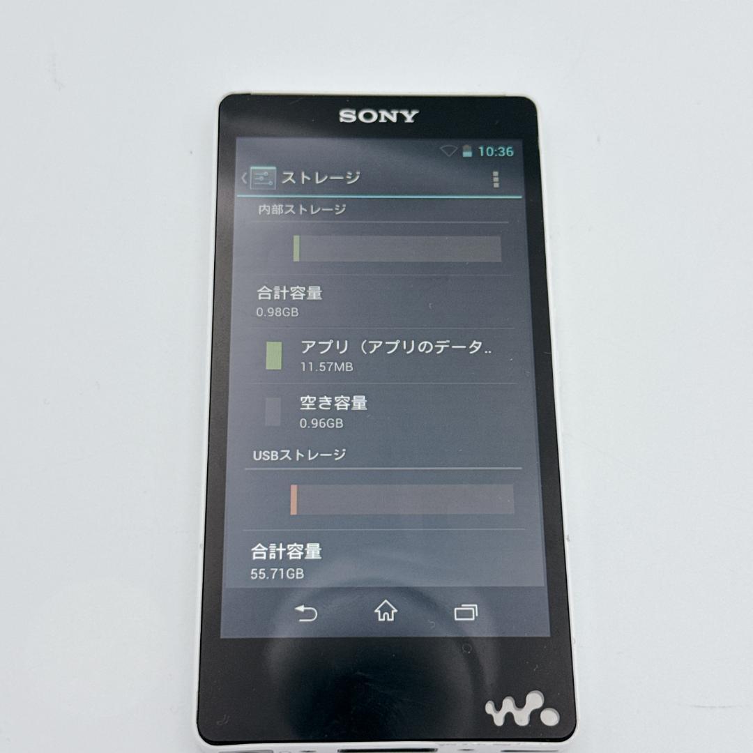【美品】SONY WALKMAN NW-F887 64GB ホワイト ハイレゾ