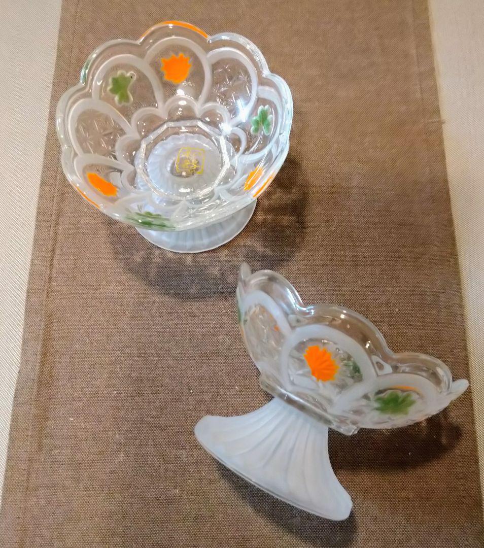 未使用 晩酌セットq33(夢錦爛漫 鳳窯 曽我ガラス) 2名分