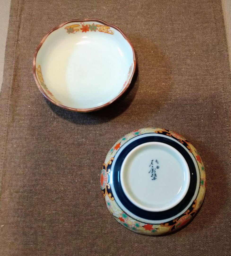 未使用 晩酌セットq33(夢錦爛漫 鳳窯 曽我ガラス) 2名分