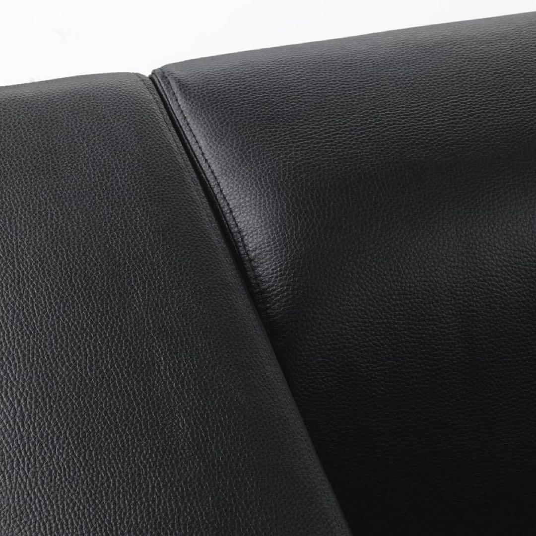 IKEAクリッパン黒レザー(説明欄をよくご覧になってからご購入お願いします）