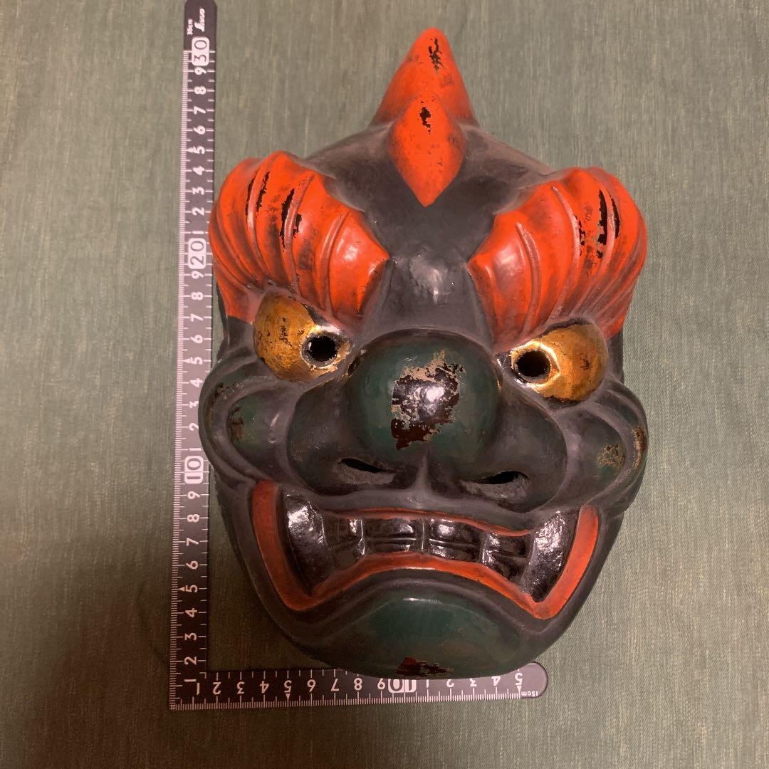 鬼　面　年代物