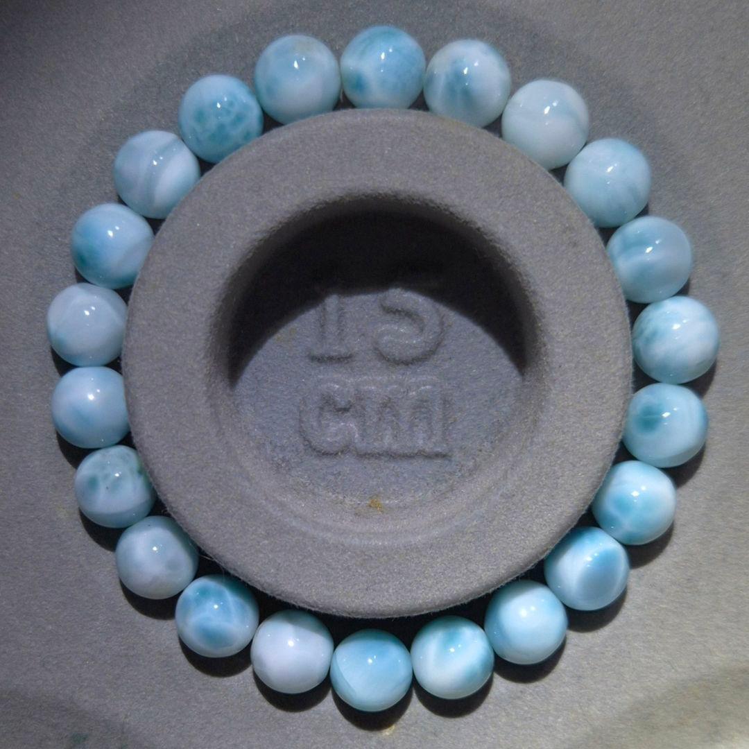 ラリマー　小粒　ブレスレット