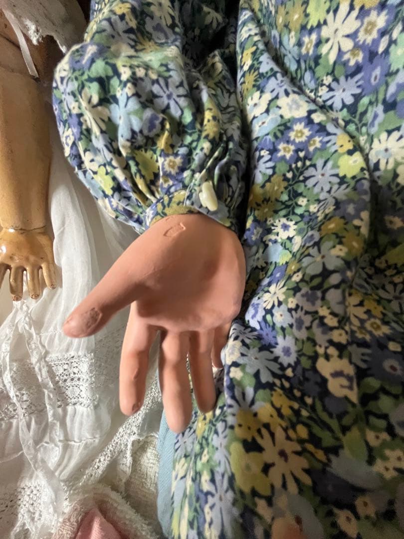 あさとも　アンティークビスクドールジュモー