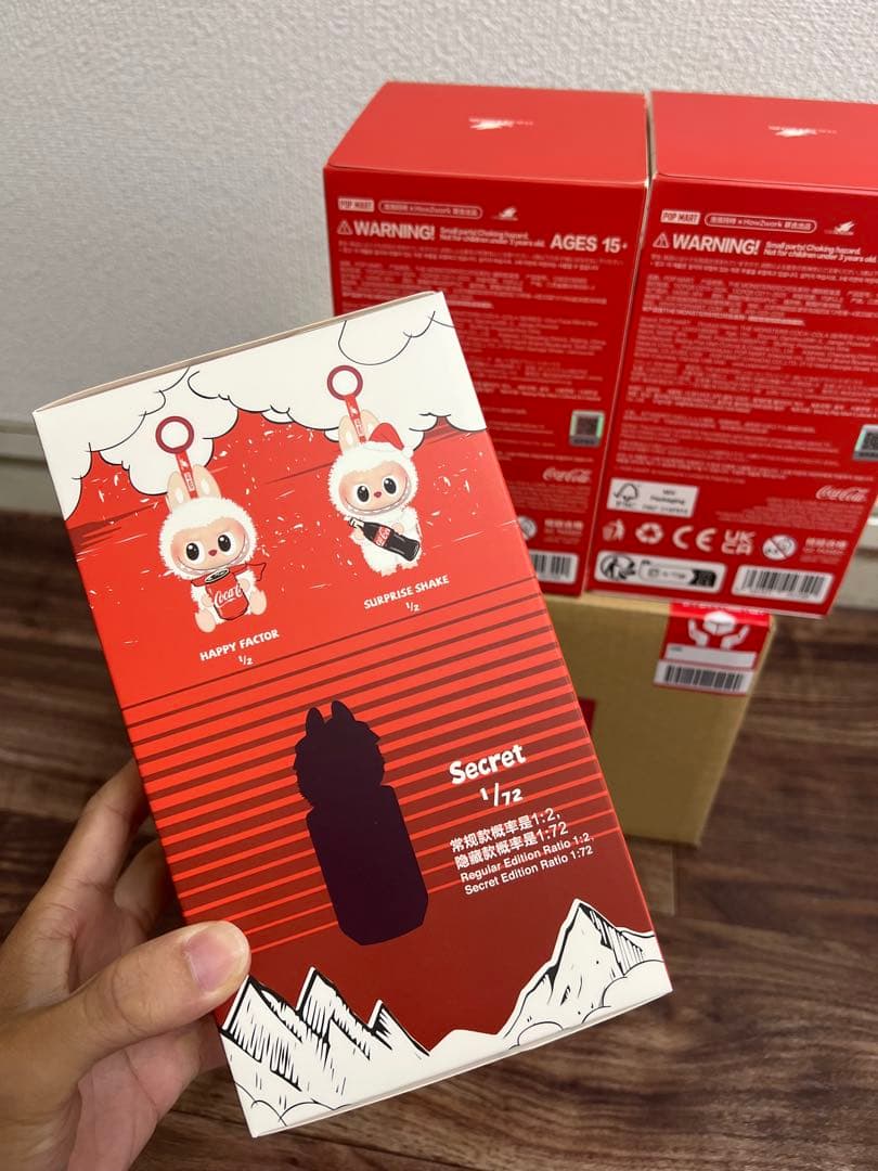 POPMART LABUBU ラブブ コカコーラ　未開封3箱セット