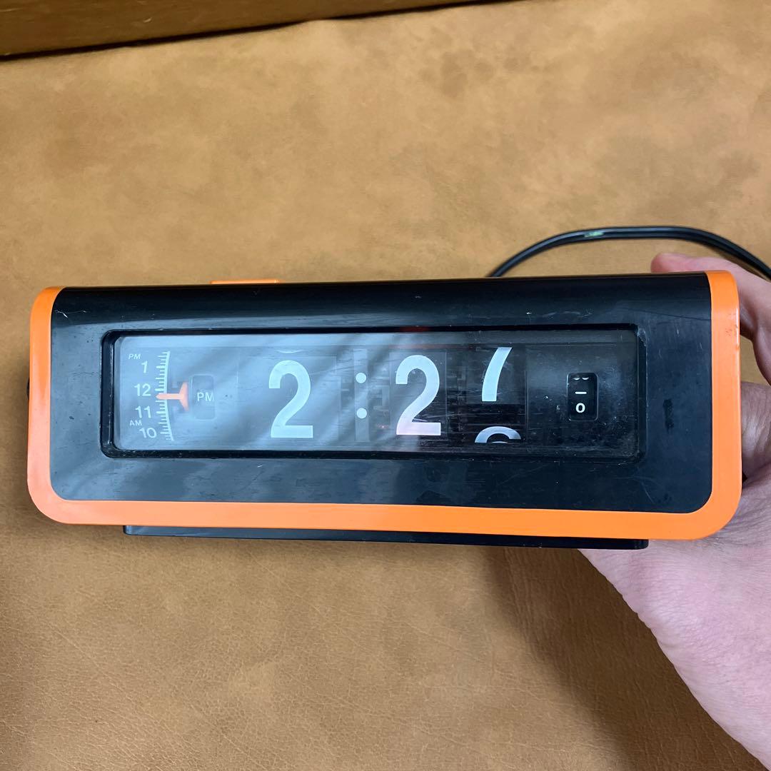 ナショナル　交流目覚時計　昭和レトロ