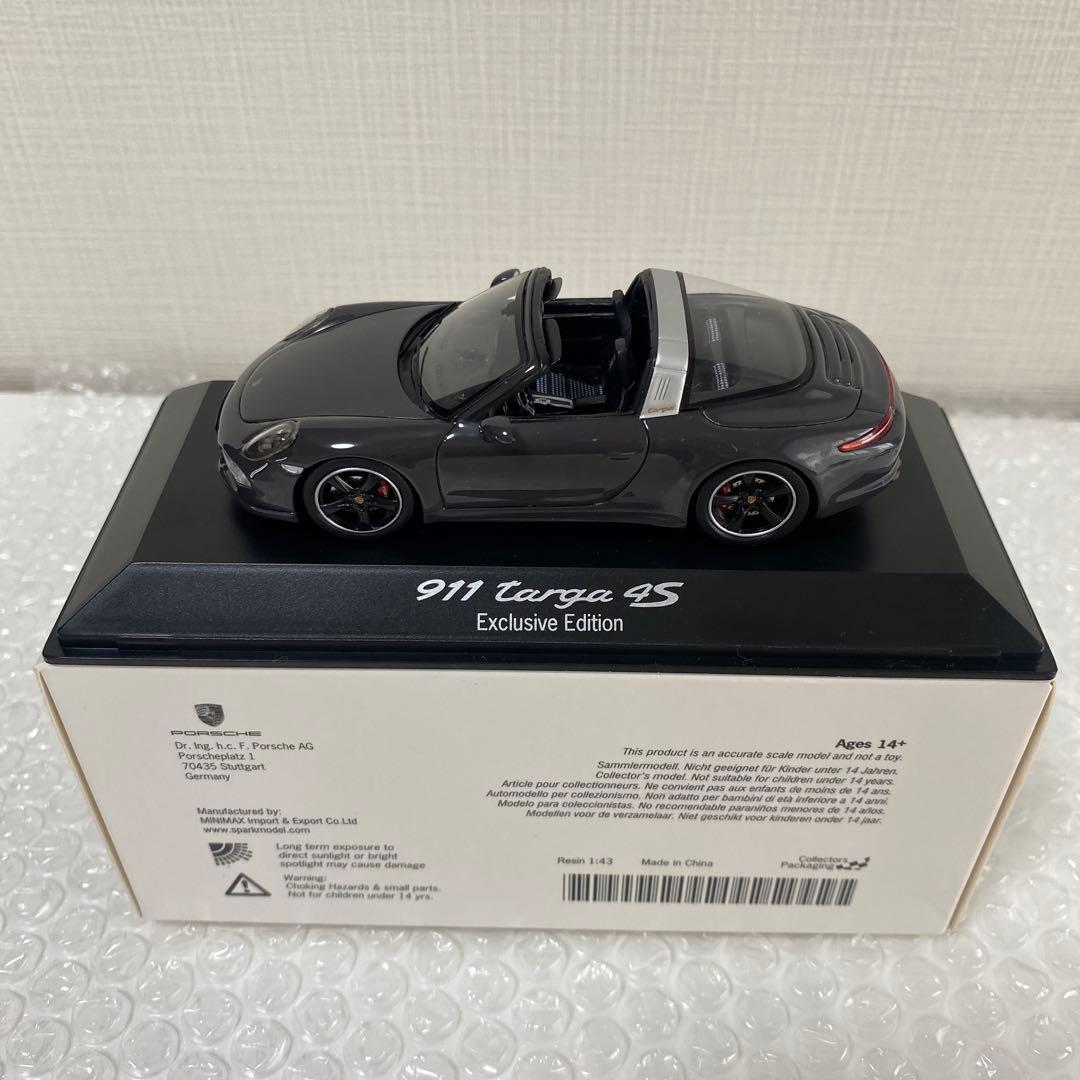 ミニカー 1/43 Porsche Targa4S FranceEdition/Spark