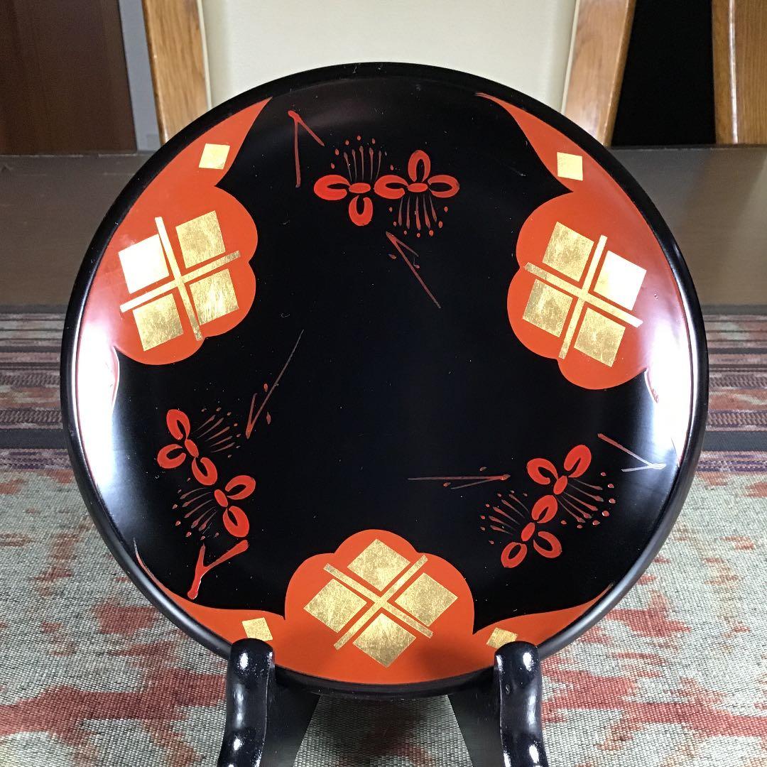 『プレうー特価』　秀衡塗　中皿　5枚