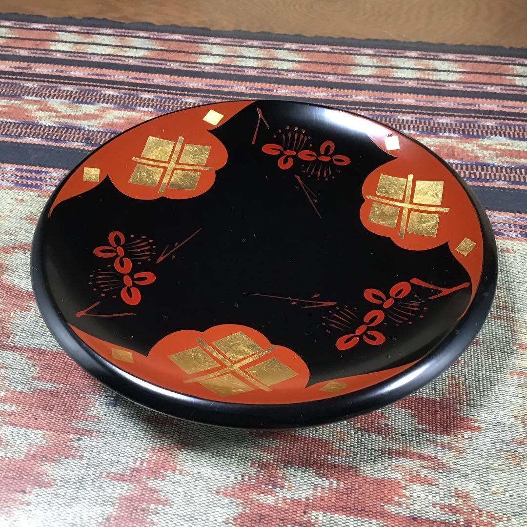 『プレうー特価』　秀衡塗　中皿　5枚