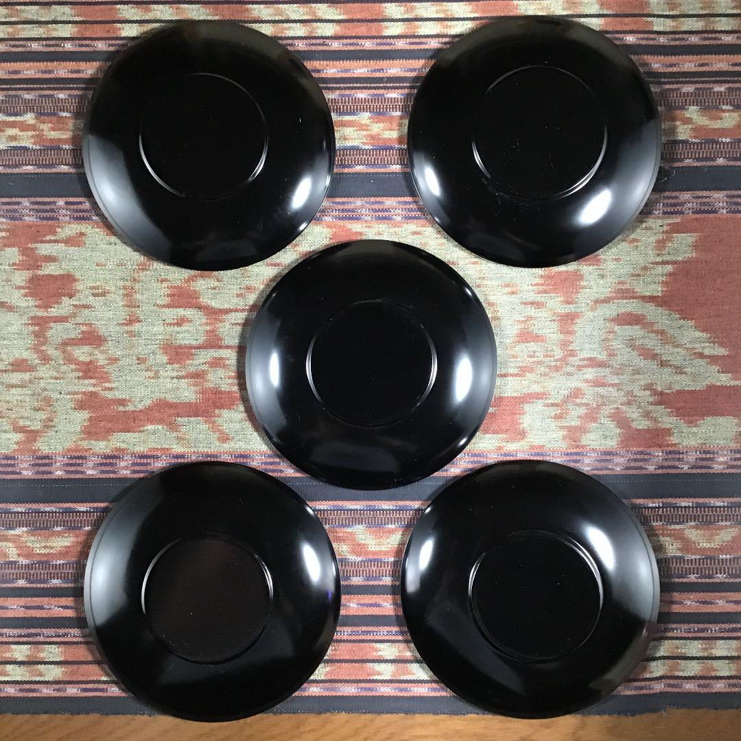 『プレうー特価』　秀衡塗　中皿　5枚