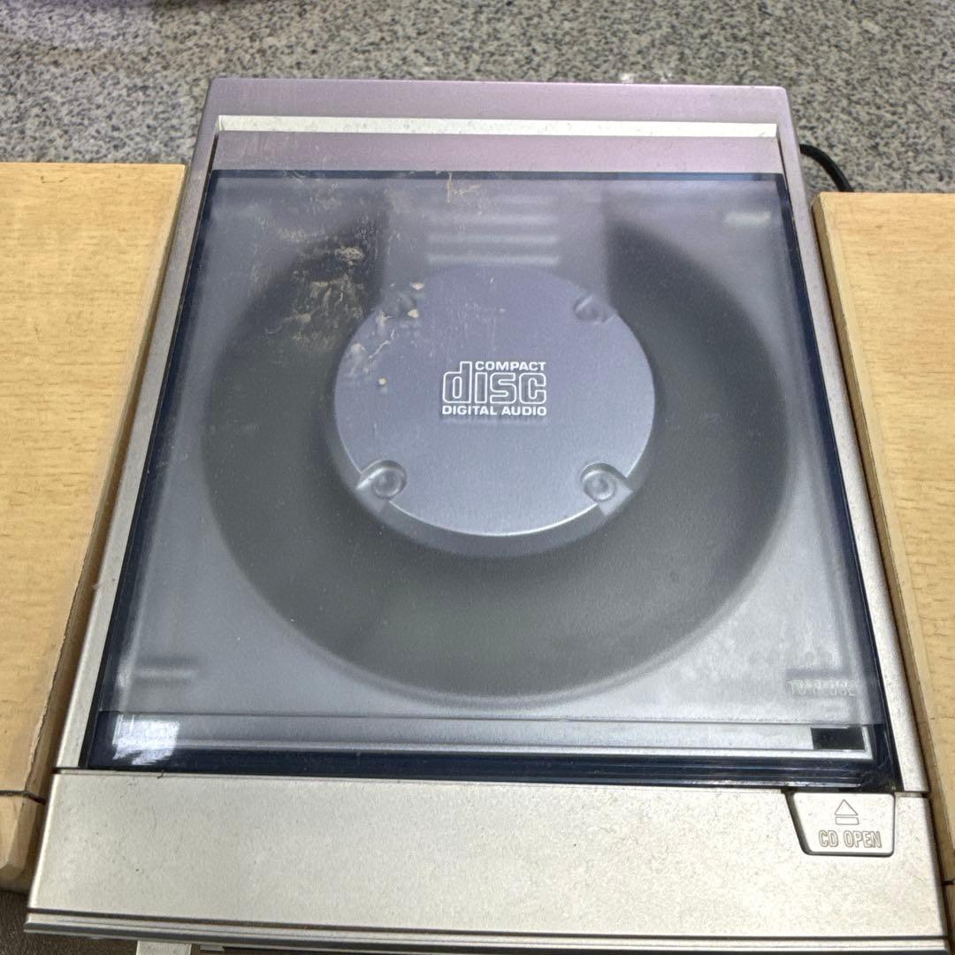 HITACHI ミニコンポ シルバー CDX-200 オーディオ機器 格安