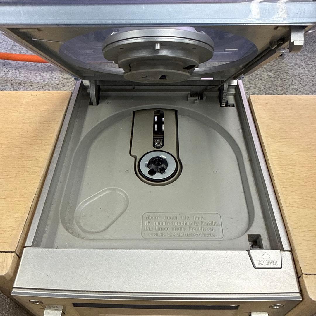 HITACHI ミニコンポ シルバー CDX-200 オーディオ機器 格安