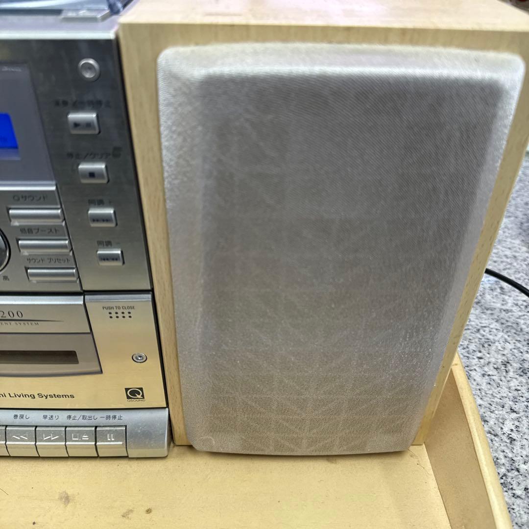 HITACHI ミニコンポ シルバー CDX-200 オーディオ機器 格安