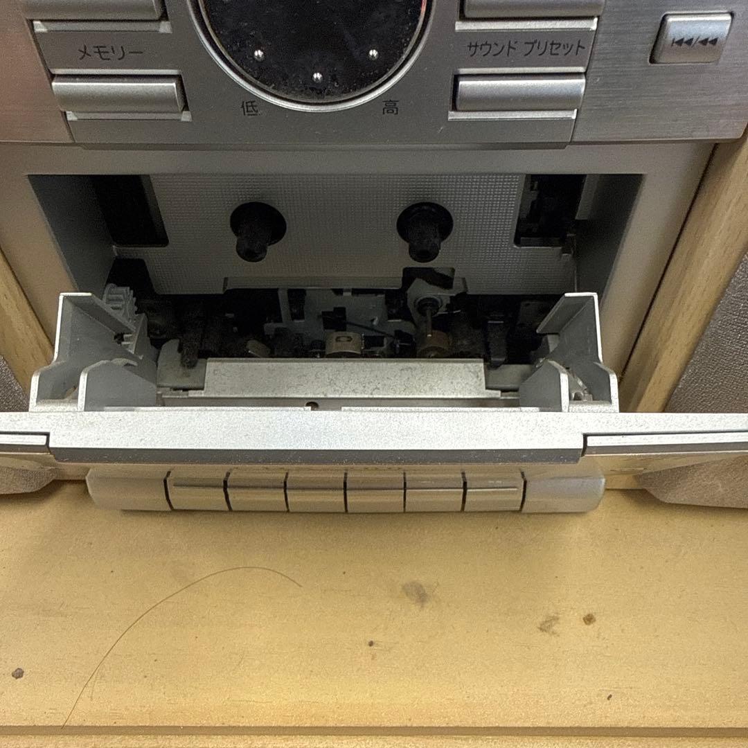 HITACHI ミニコンポ シルバー CDX-200 オーディオ機器 格安