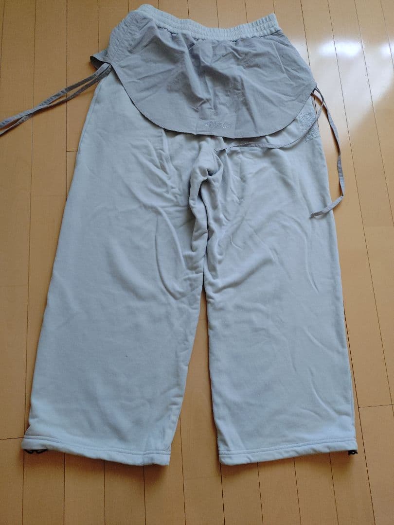 ずっと真夜中でいいのに　Docking Sweat Pants (Gray)　L