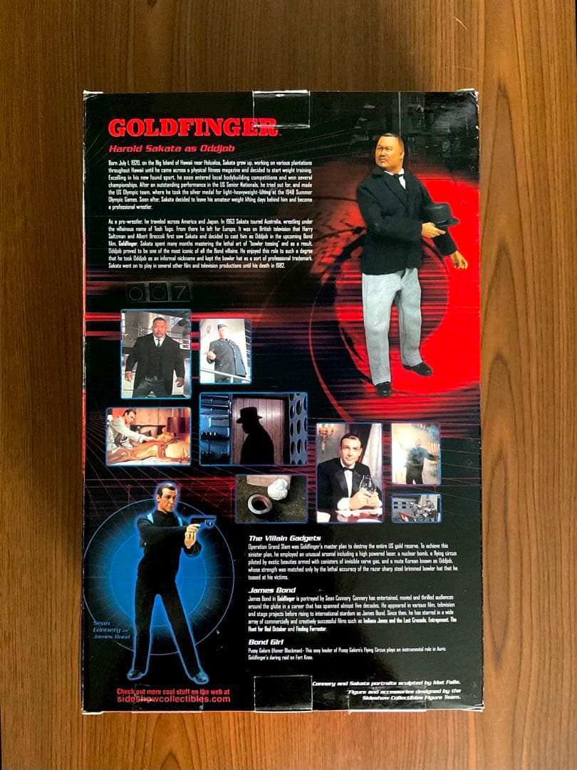 【絶版希少】James Bond & Oddjob 007 Goldfinger