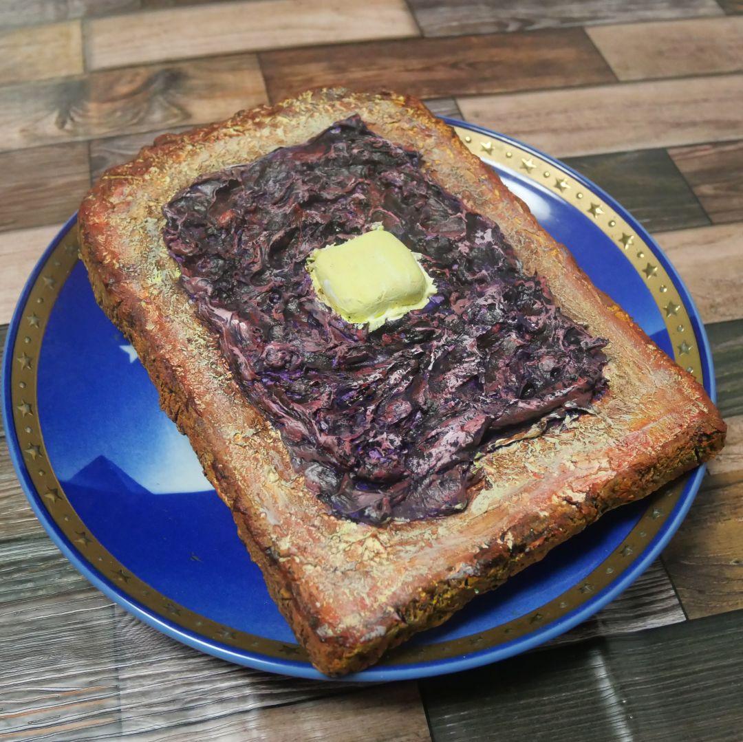 油絵 油彩 絵画 アートパネル【小倉トースト】