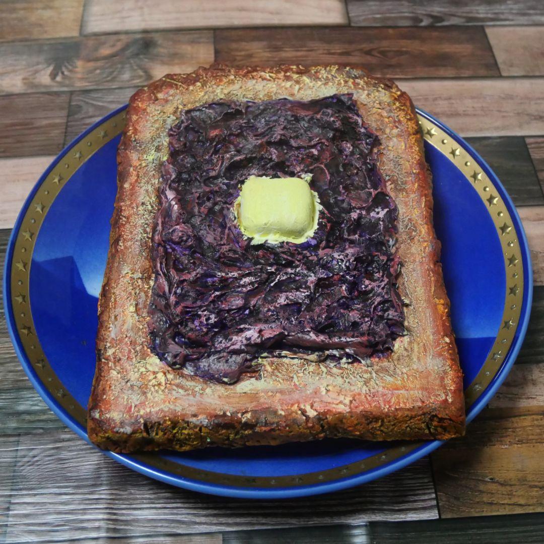 油絵 油彩 絵画 アートパネル【小倉トースト】