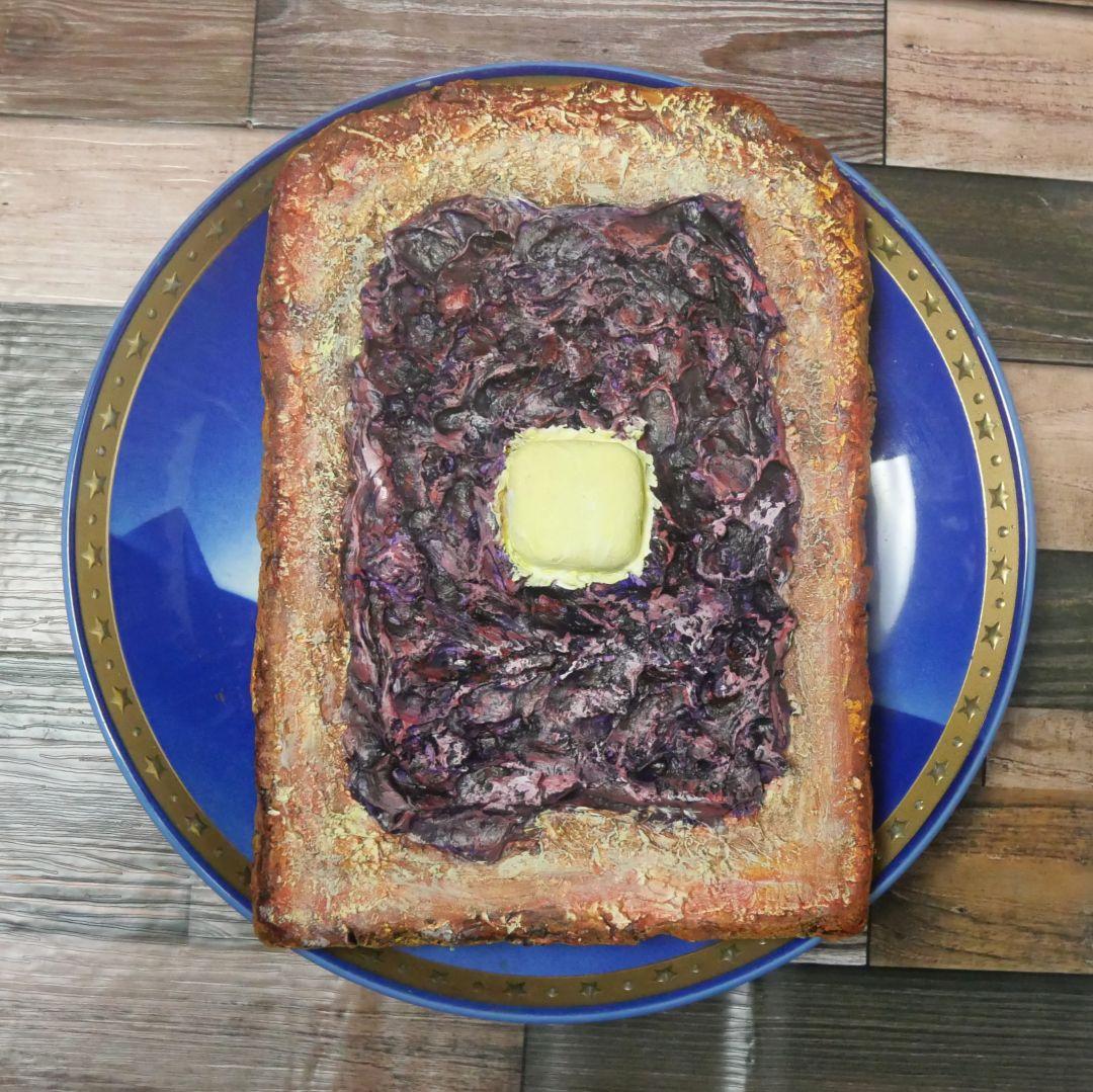 油絵 油彩 絵画 アートパネル【小倉トースト】