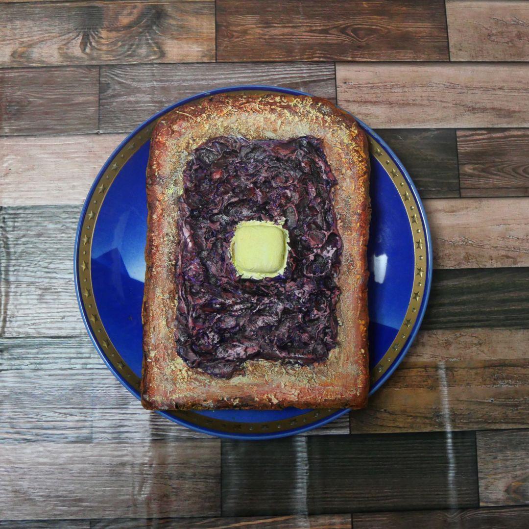 油絵 油彩 絵画 アートパネル【小倉トースト】