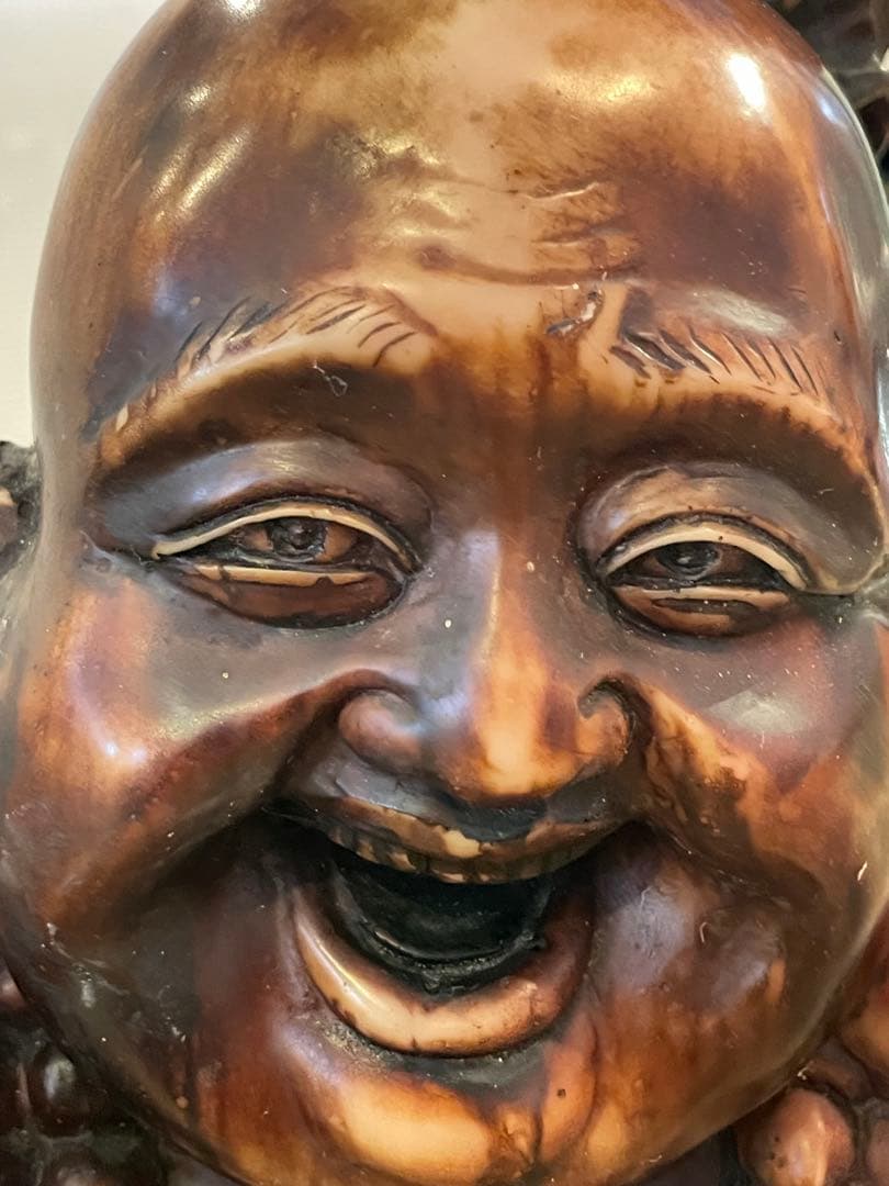 七福神　布袋様　彫刻　美術品　置物　飾り　縁起物　骨董品　工芸品　インテリア