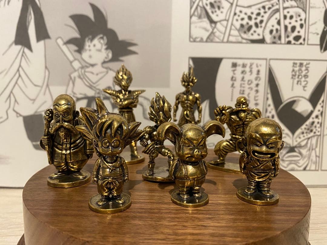 ドラゴンボール フィギュア 孫悟空　亀仙人　ベジータ　クリリン　ウーロン銅像