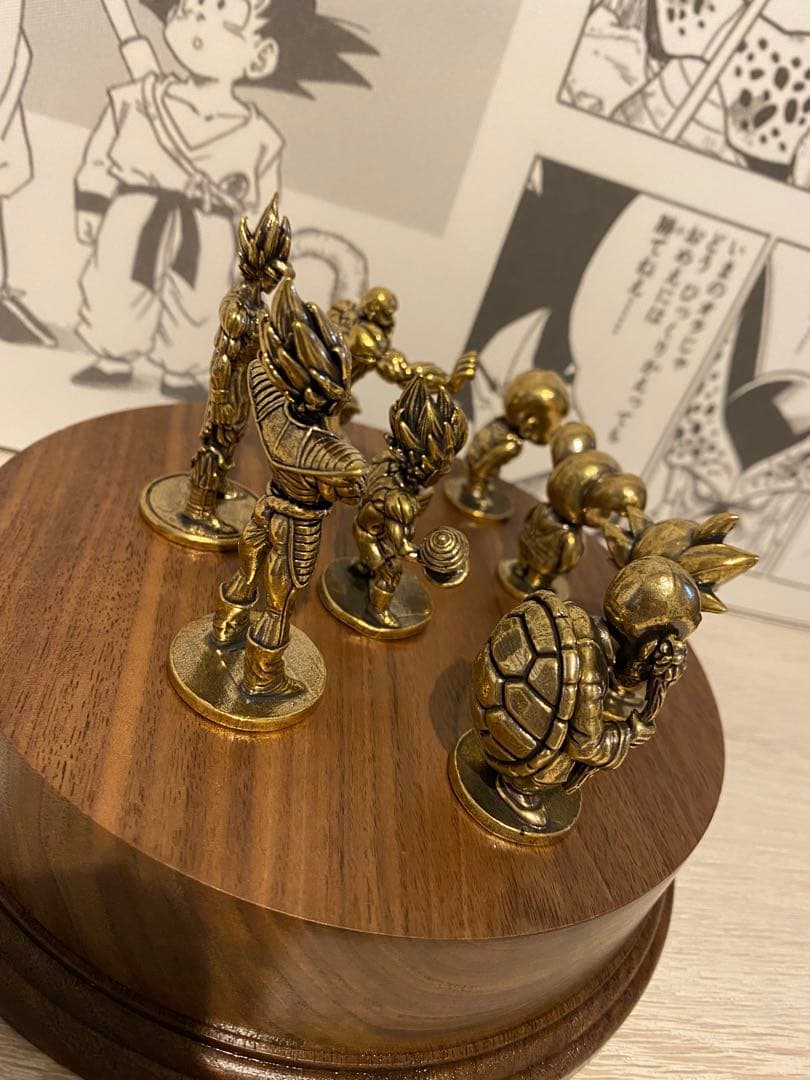 ドラゴンボール フィギュア 孫悟空　亀仙人　ベジータ　クリリン　ウーロン銅像