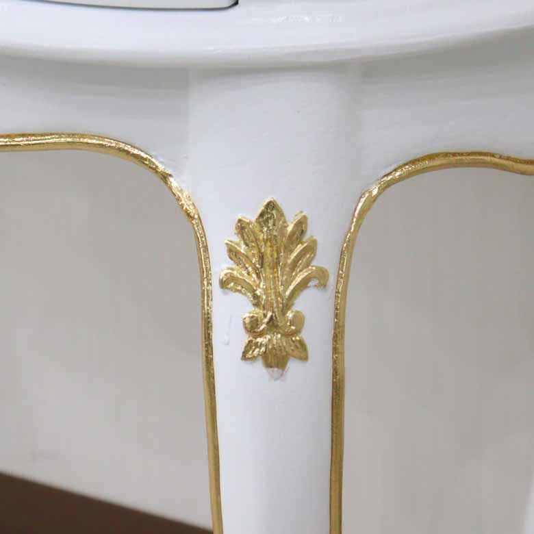 ドレッサー 3面鏡 スツール付き 完成品 猫脚 鏡台 365 アウトレット