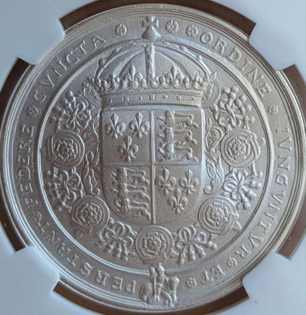 【最高鑑定 初版】2024 英国 ヘンリー8世 国璽 1oz 銀貨 PF70