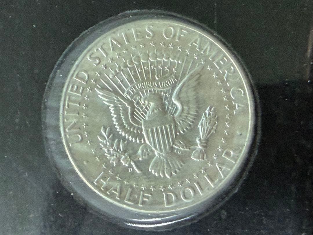 【1964年】ケネディハーフダラー銀貨(認定書付きケース入り)美品