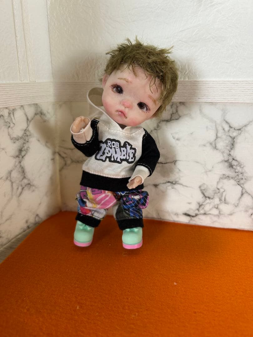 樹脂粘土ベビー　、ドール　男の子