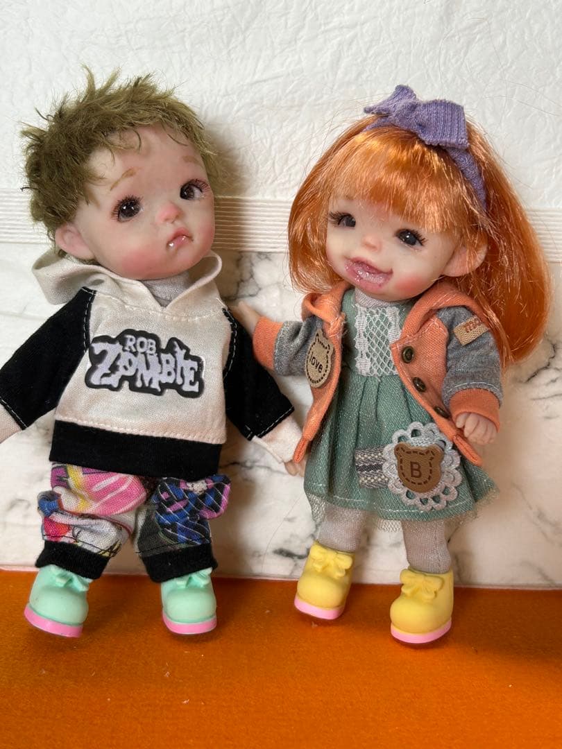 樹脂粘土ベビー　、ドール　男の子