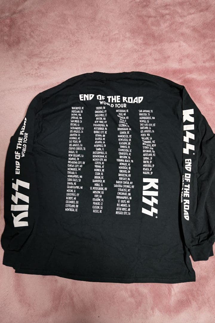 KISS キッス　END OF THE ROAD Tシャツ