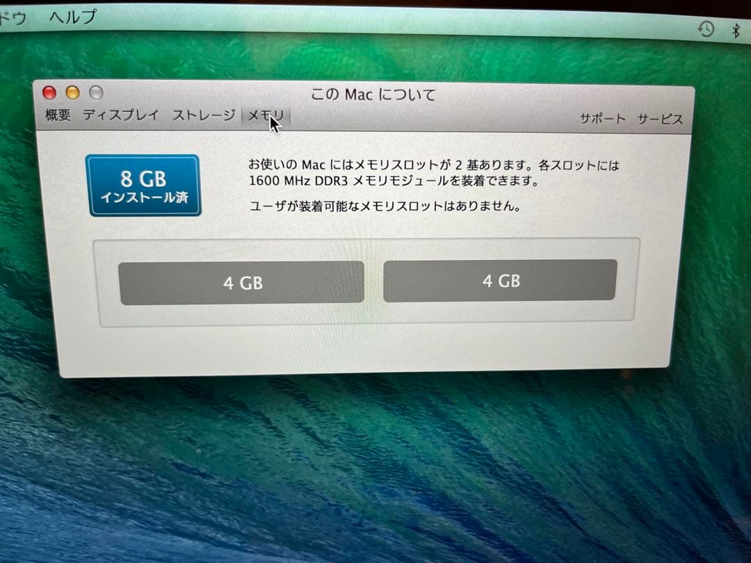 Apple MacBookPro 13.3インチ late2013 8G