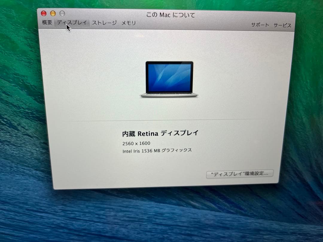 Apple MacBookPro 13.3インチ late2013 8G