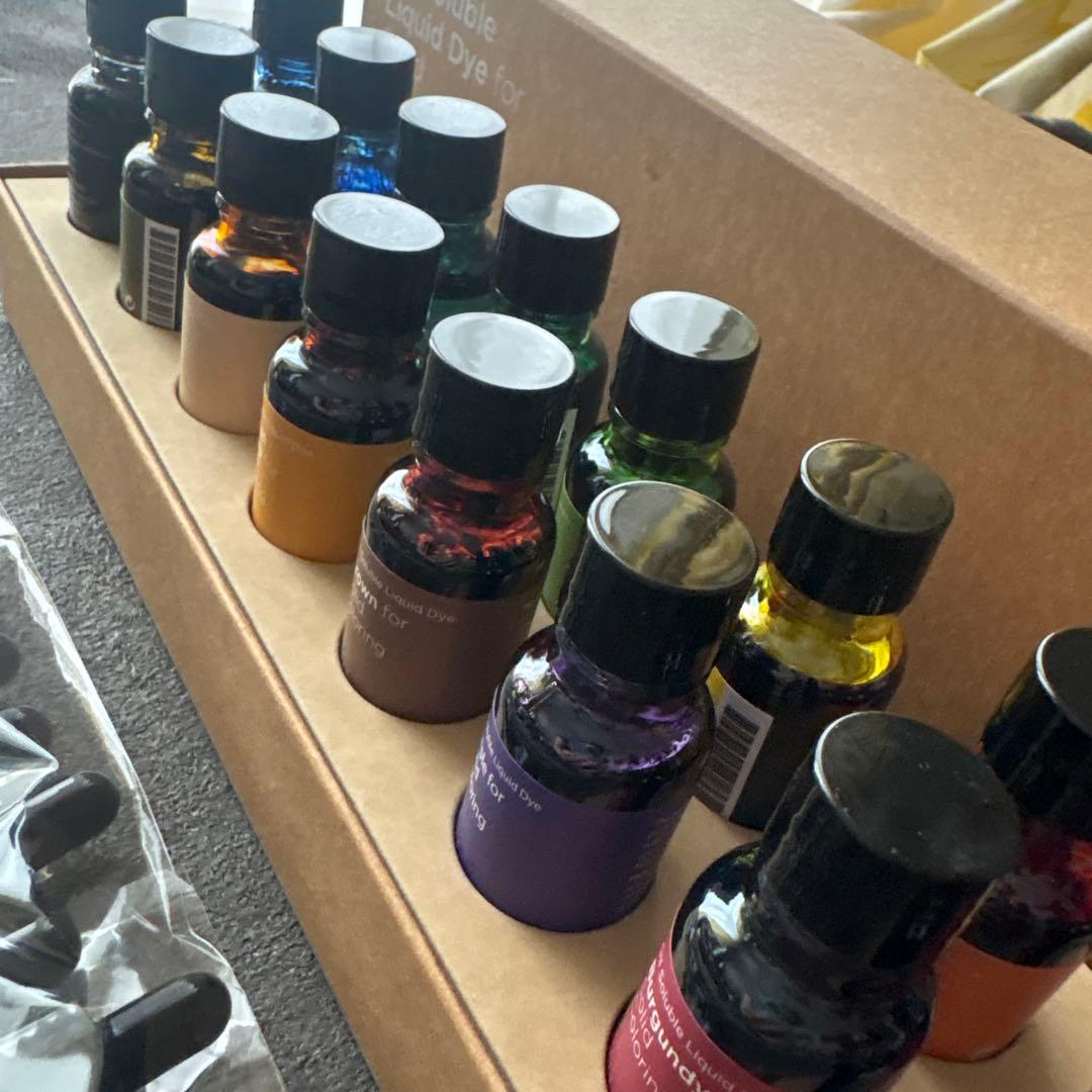 新品キャンドルワークス液体染料 20ml 16色セット+ ピペット付き