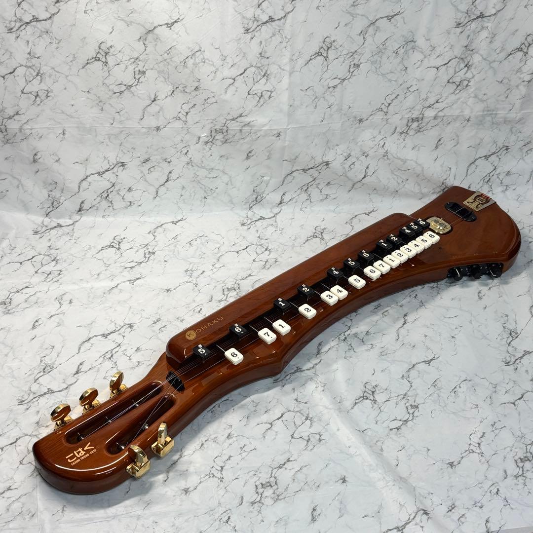 SUZUKI こはく CHK-1 電気大正琴 良品 メンテ済みケース付 鈴木楽器