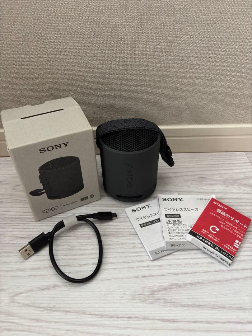 【美品】SONY ワイヤレススピーカー　（SRS-XB100）