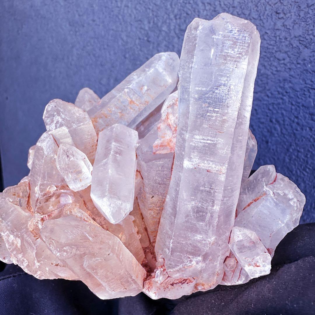 爆レア❗️浄化❗️超綺麗♡超強いパワー ピンク ヒマラヤ クラスター天然石A1449