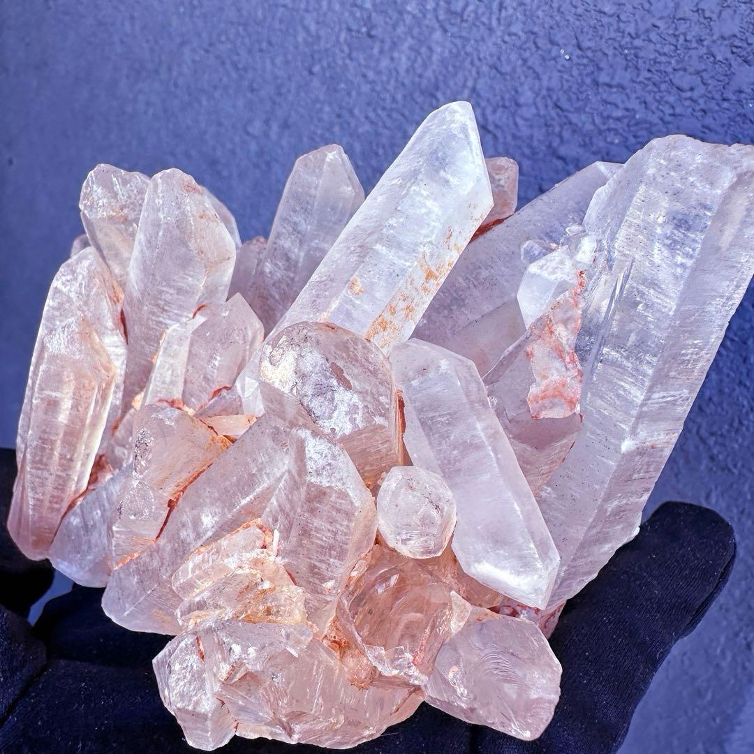 爆レア❗️浄化❗️超綺麗♡超強いパワー ピンク ヒマラヤ クラスター天然石A1449