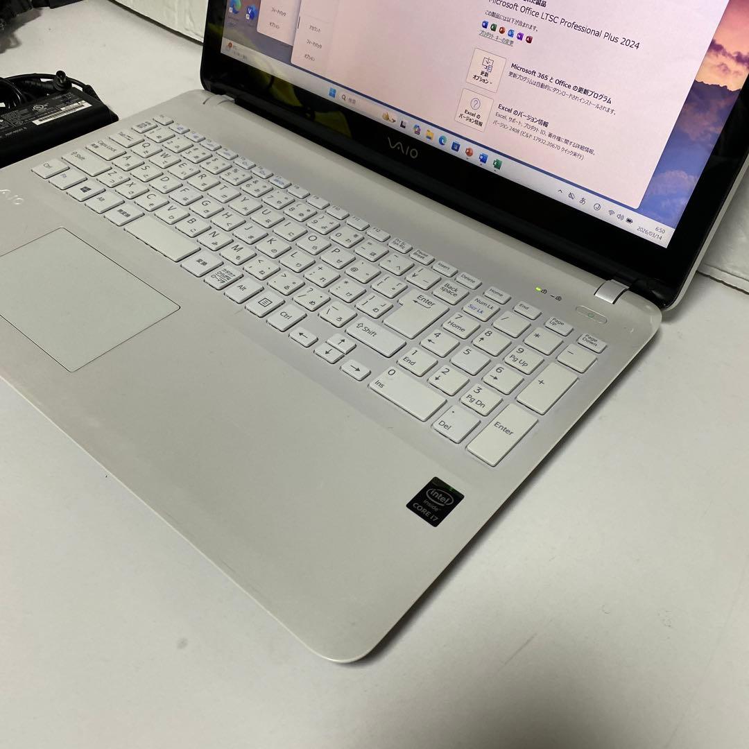 Windows11Corei7メモリ16GBSSD500GB SONYタッチPC