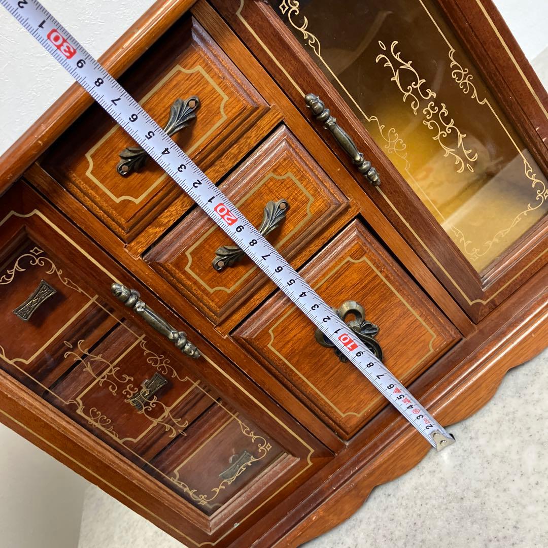 TOYO JAPAN オルゴール付　レトロ　アンティーク　アクセサリーケース