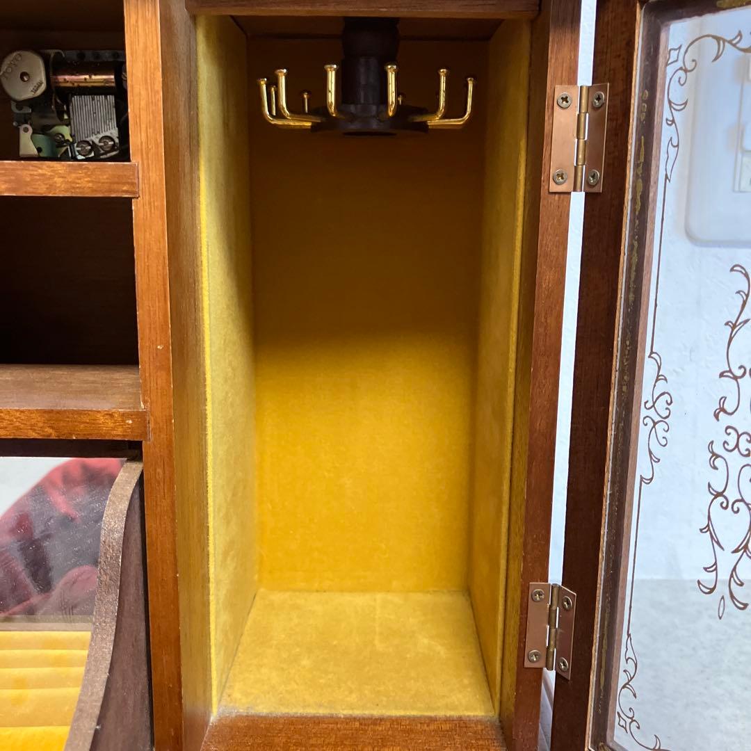 TOYO JAPAN オルゴール付　レトロ　アンティーク　アクセサリーケース