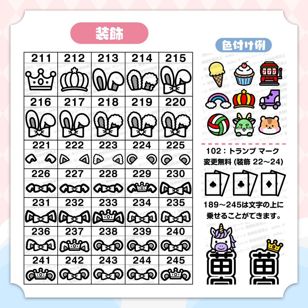 わに様 キンブレシート